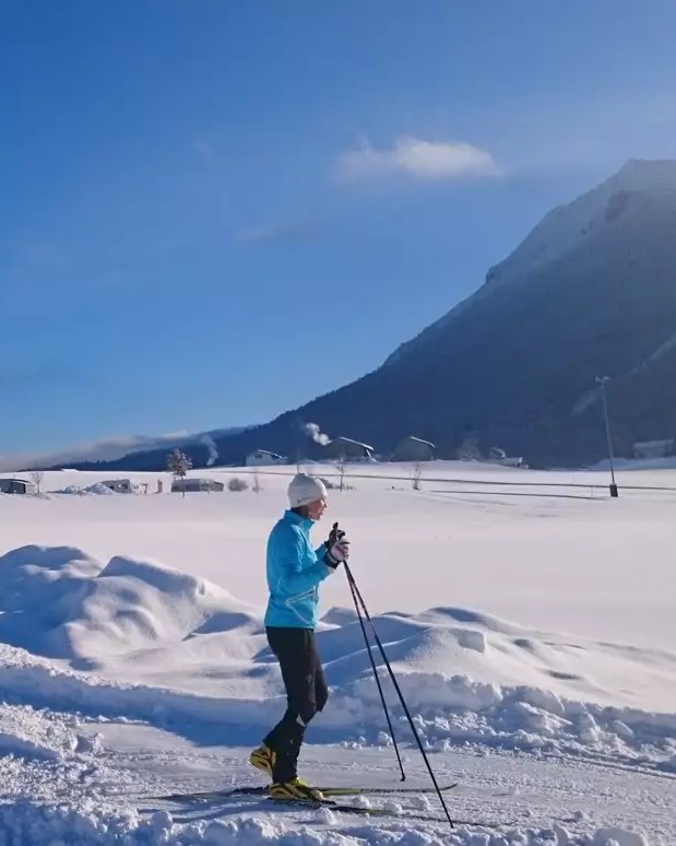 Cross-country skiing directly from Camping Lindlbauer