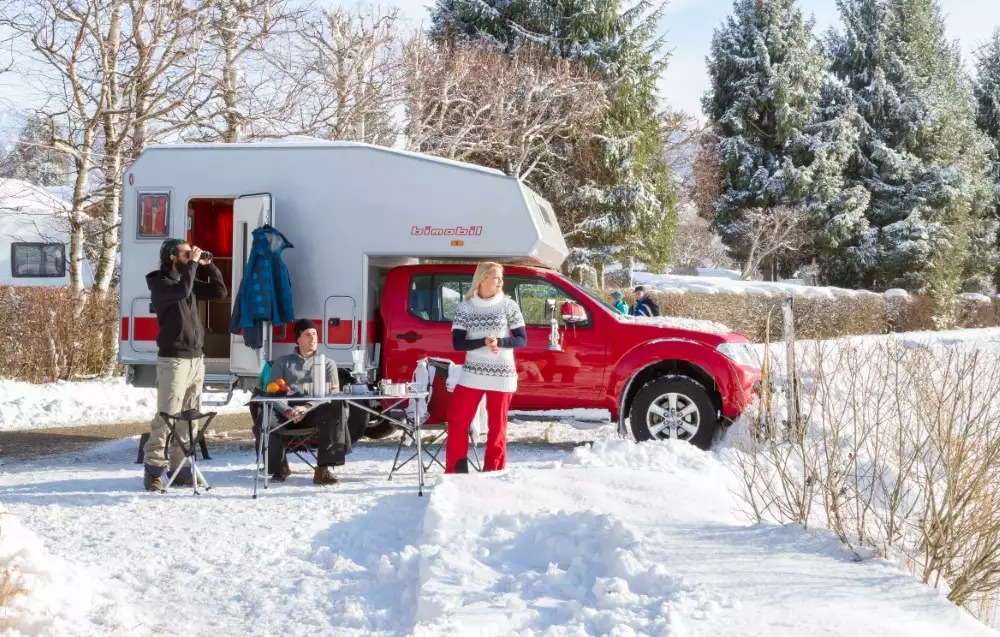 winter camping