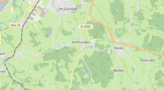 Campingplatz auf Karte