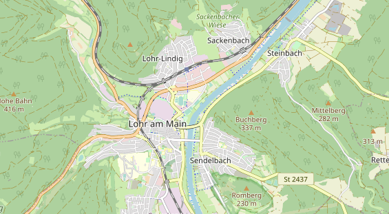 Campingplatz auf Karte