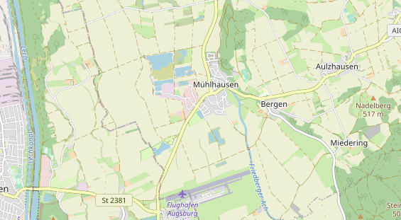 Campingplatz auf Karte