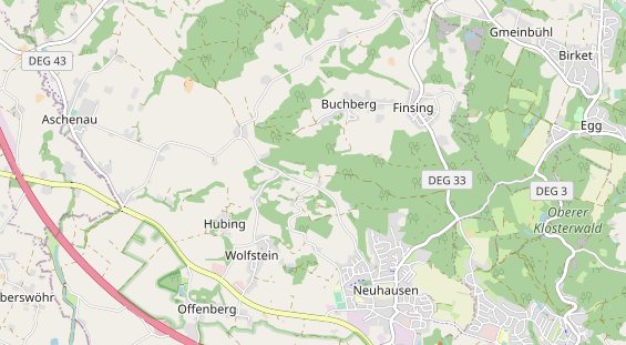 Campingplatz auf Karte