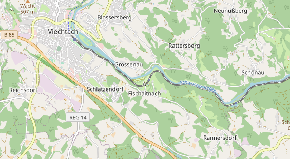 Campingplatz auf Karte