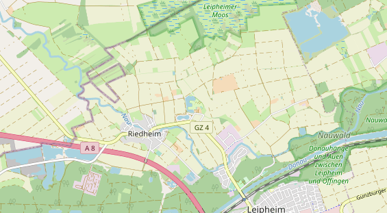 Campingplatz auf Karte