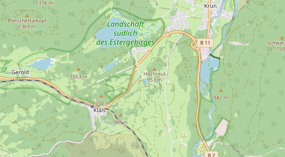 Campingplatz auf Karte