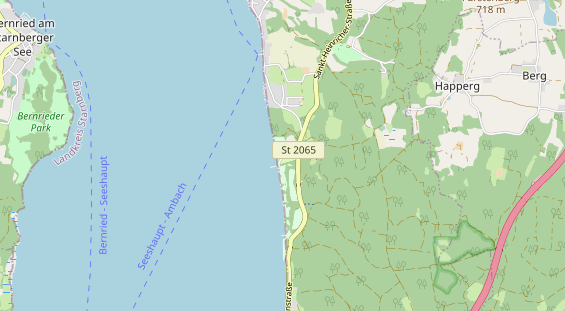 Campingplatz auf Karte