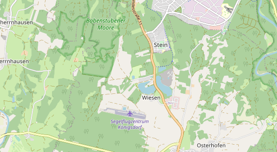 Campingplatz auf Karte