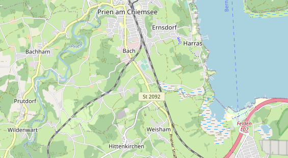 Campingplatz auf Karte