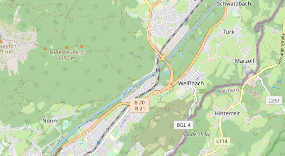 Campingplatz auf Karte