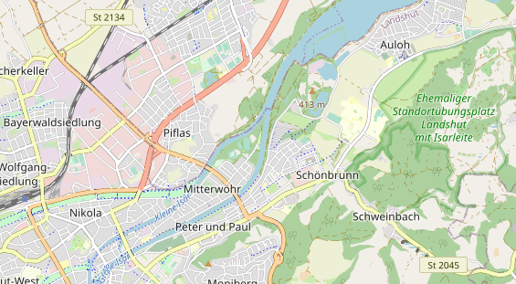 Campingplatz auf Karte