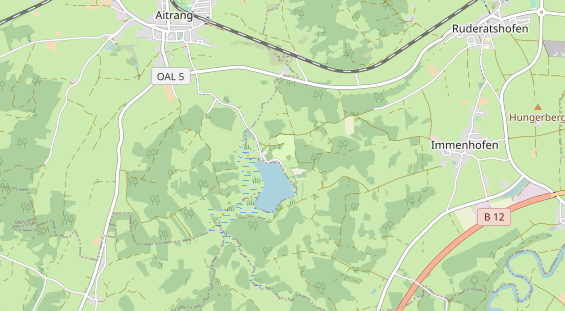 Campingplatz auf Karte