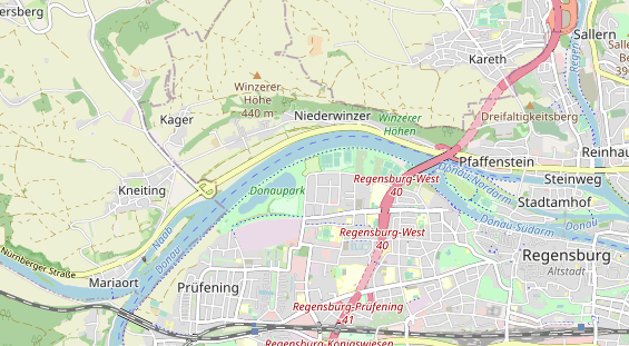 Campingplatz auf Karte