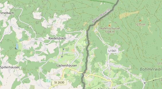 Campingplatz auf Karte