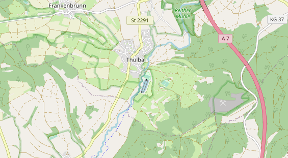 Campingplatz auf Karte