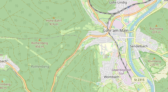 Campingplatz auf Karte