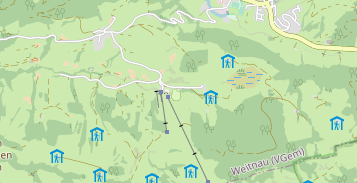 Campingplatz auf Karte