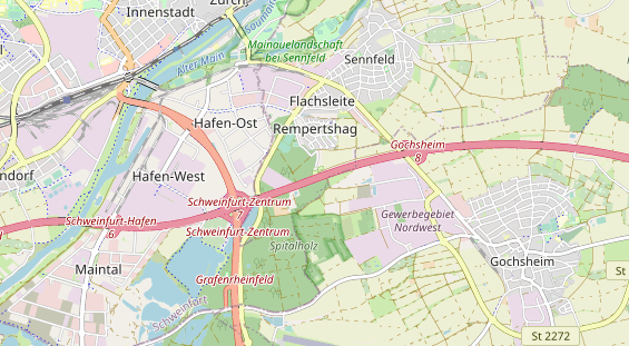 Campingplatz auf Karte