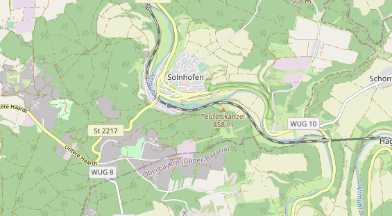 Campingplatz auf Karte