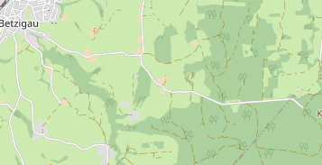 Campingplatz auf Karte