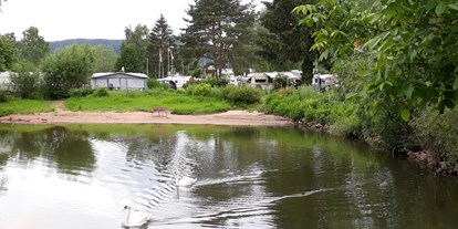 Campingplätze - Grillen mit Holzkohle möglich - Deutschland - Badebucht - Campingplatz Mainufer