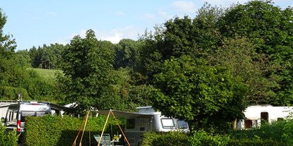 Campingplätze - Bänke und Tische für Zelt-Camper - Franken - Campingplatz Hasenmühle