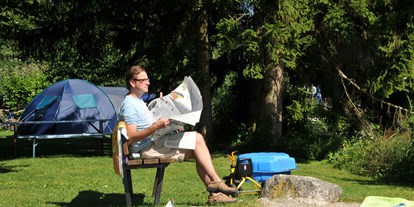 Campingplätze - Grillen mit Holzkohle möglich - Deutschland - Lech Camping