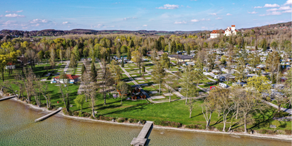 Campingplätze - Baden in natürlichen Gewässern - Oberbayern - Bitte als Titelfoto verwenden  - Camping am Pilsensee