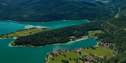Campingplätze - Barzahlung - Oberbayern - Blick vom Herzogstand  - CAMPING WALCHENSEE