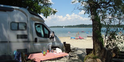 Campingplätze - Bademöglichkeit für Hunde - Oberbayern - Panorama Camping Harras