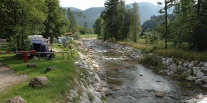 Campingplätze - Baden in natürlichen Gewässern - Oberbayern - Camping Litzelau