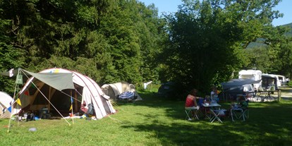 Campingplätze - Bänke und Tische für Zelt-Camper - Bayern - Camping Zellersee