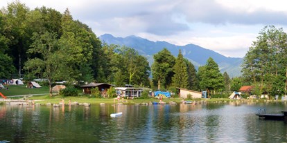 Campingplätze - Separater Gruppen- und Jugendstellplatz - Oberbayern - Camping Zellersee