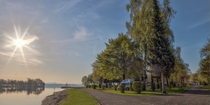 Campingplätze - Reisemobilstellplatz vor der Schranke - PLZ 83329 (Deutschland) - Strandcamping Waging am See