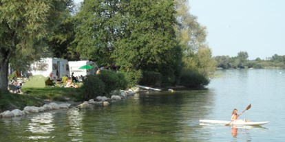Campingplätze - Baden in natürlichen Gewässern - Chiemsee Camping Lambach am Chiemsee