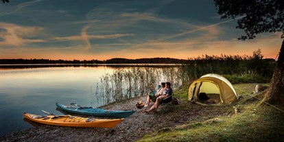 Campingplätze - Baden in natürlichen Gewässern - Oberbayern - Camping Ferienpark Hainz am See