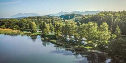 Campingplätze - Baden in natürlichen Gewässern - Oberbayern - Camping Ferienpark Hainz am See