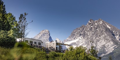 Campingplätze - Zentraler Stromanschluss - Oberbayern - Stellplätze mit Watzmannblick - Camping-Resort Allweglehen