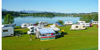 Campingplätze - Bänke und Tische für Zelt-Camper - Bayern - Via Claudia Camping