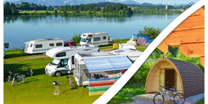 Campingplätze - Hunde möglich:: in der Nebensaison - Lechbruck - Via Claudia Camping