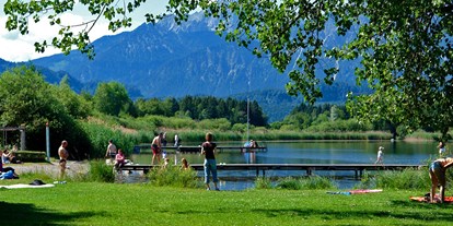 Campingplätze - Baden in natürlichen Gewässern - Bayern - Camping Hopfensee
