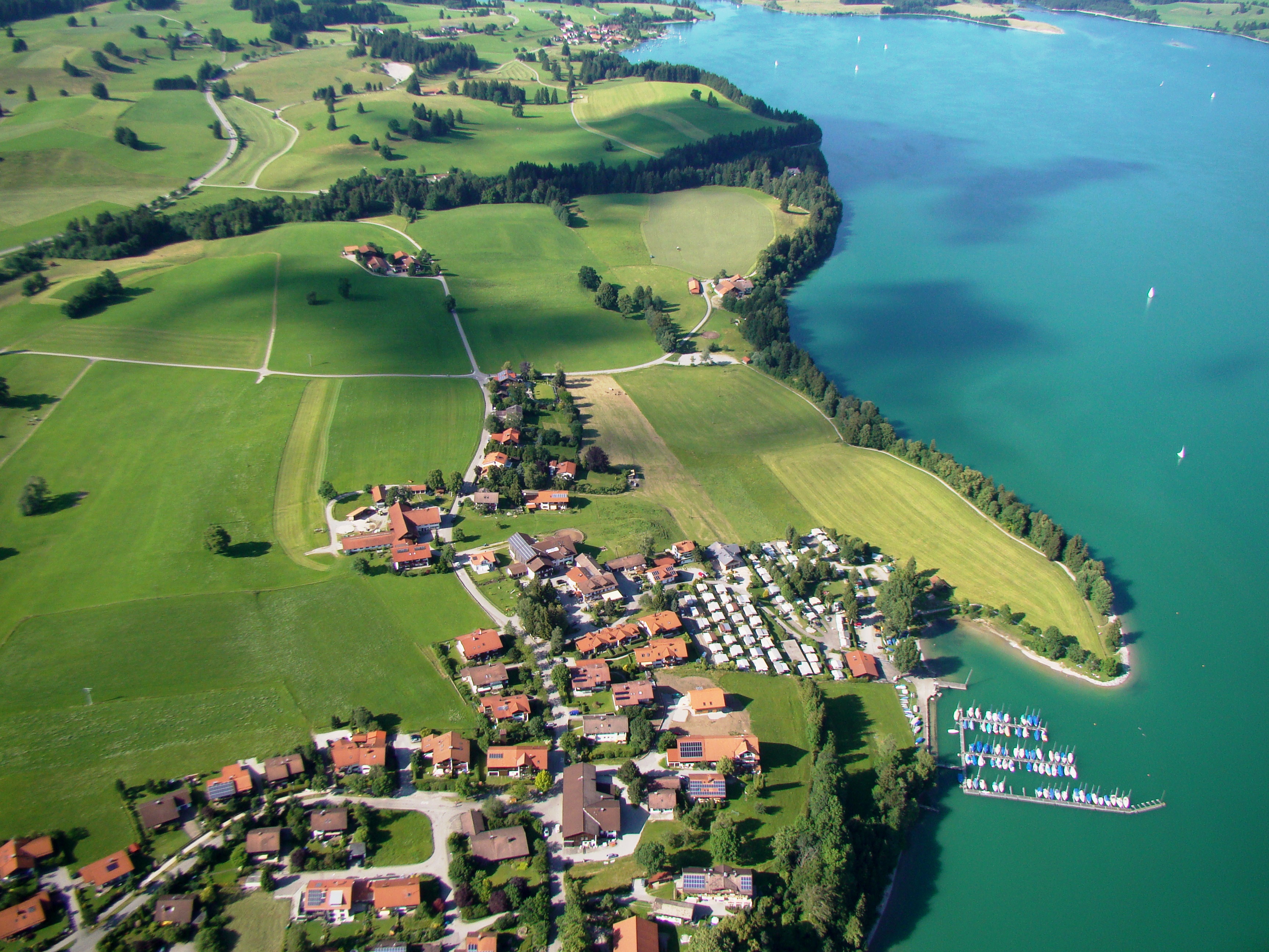 camping - Luftaufnahme vom Platz - Camping Magdalena