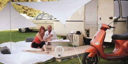 Campingplätze - Grillen mit Holzkohle möglich - Bayern - Campingpark Gitzenweiler Hof