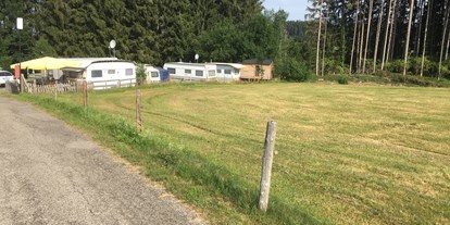 Campingplätze - Wohnwagenstellplatz vor der Schranke - Allgäu / Bayerisch Schwaben - Camping Sonnenbuckl