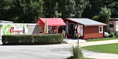 Campingplätze - Bänke und Tische für Zelt-Camper - Bayern - Camping Illertissen
