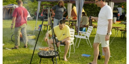 Campingplätze - Bänke und Tische für Zelt-Camper - Ostbayern - Camping am Hauenstein