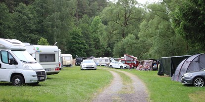 Campingplätze - Bänke und Tische für Zelt-Camper - Ostbayern - Campinplatz Schweinmühle