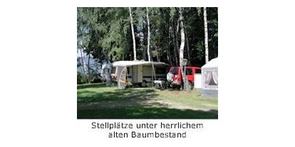 Campingplätze - Ver- und Entsorgung für Reisemobile - Bayerischer Wald - Camping Waldesruh