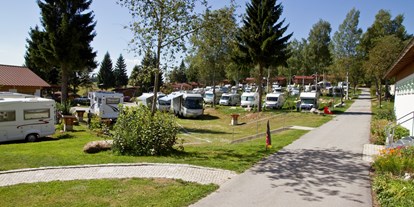 Campingplätze - Auto am Stellplatz - Bayerischer Wald - KNAUS Campingpark Lackenhäuser