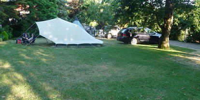 Campingplätze - Grillen mit Holzkohle möglich - Franken - Camping Estenfeld