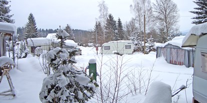 Campingplätze - Auto am Stellplatz - Bayerischer Wald - Knaus Campingpark Viechtach